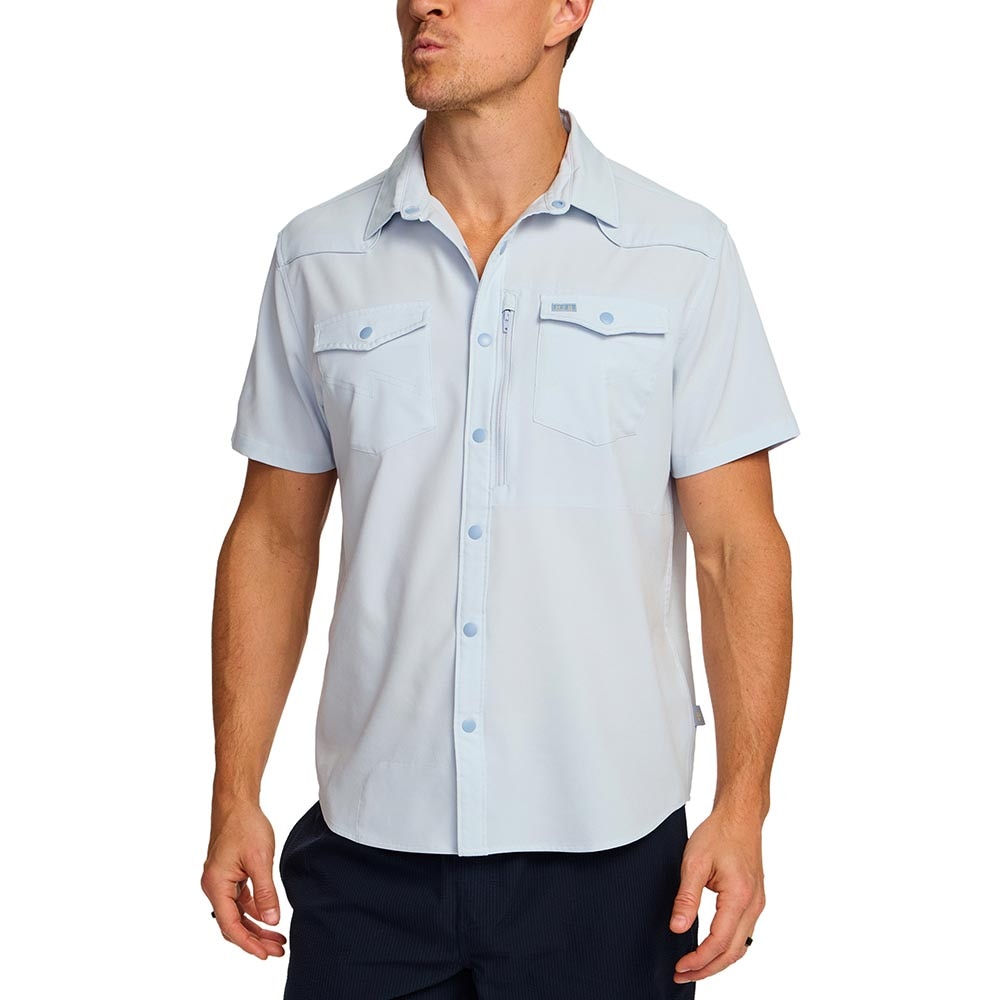 Howler Brothers Emerger Tech Shirt in Cloud